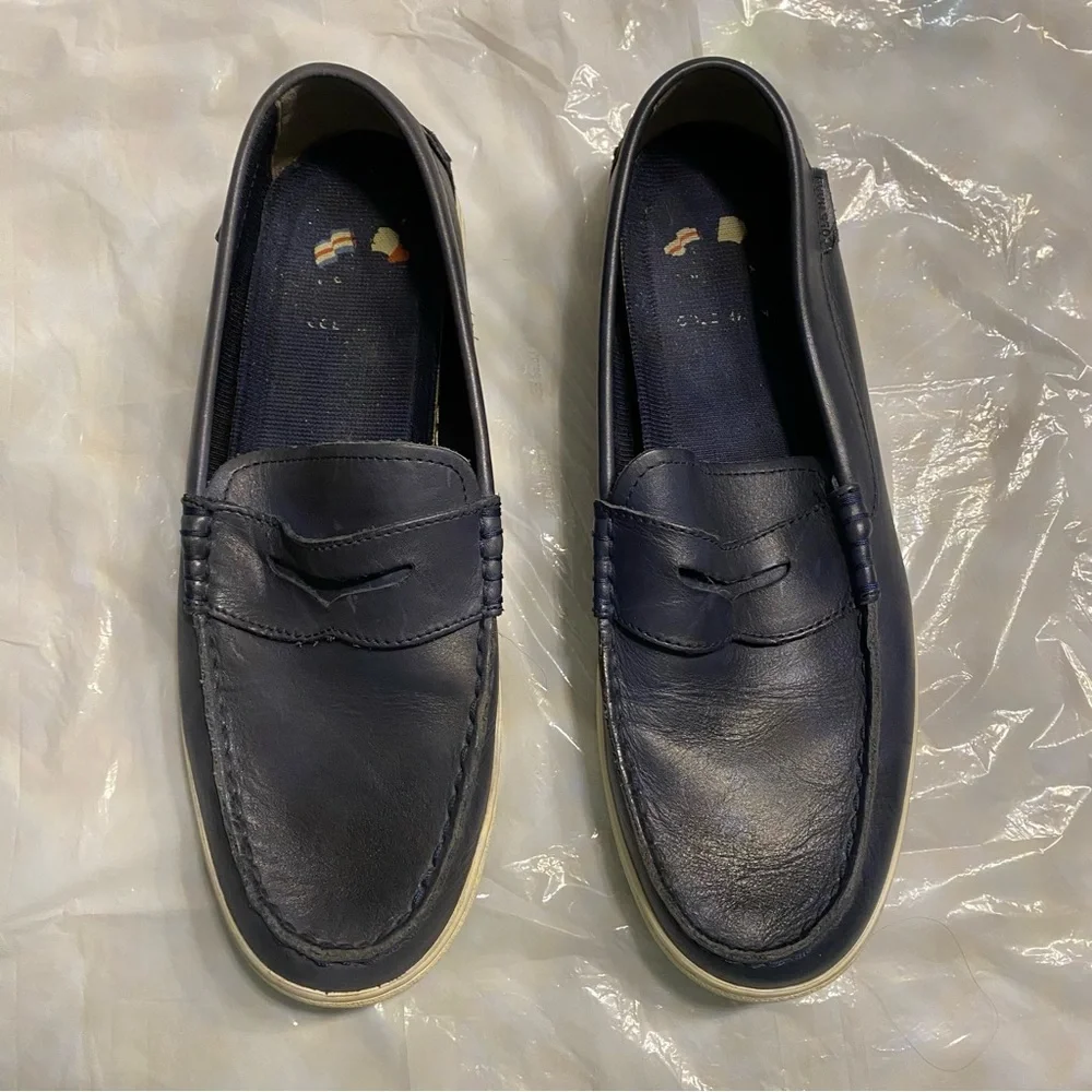 Cole Haan Leather Loafers in Navy. SZ 12 M Worn 2X